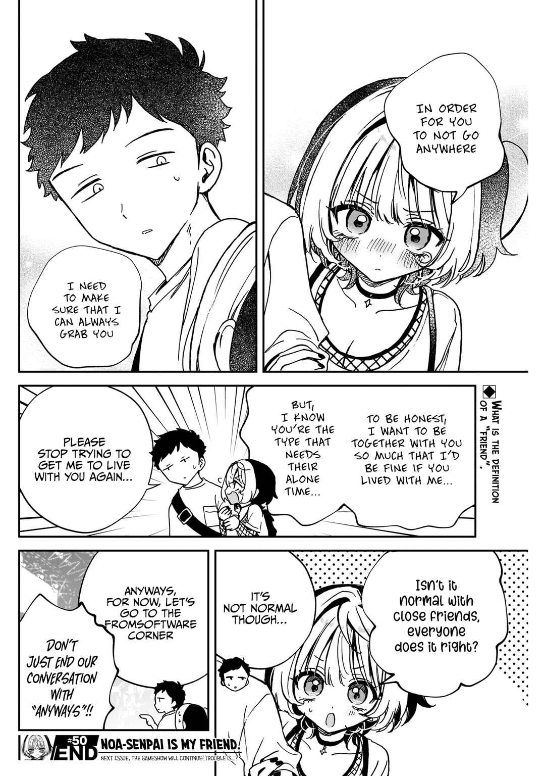 Page 19 Chapter 50 Noa-senpai wa Tomodachi.