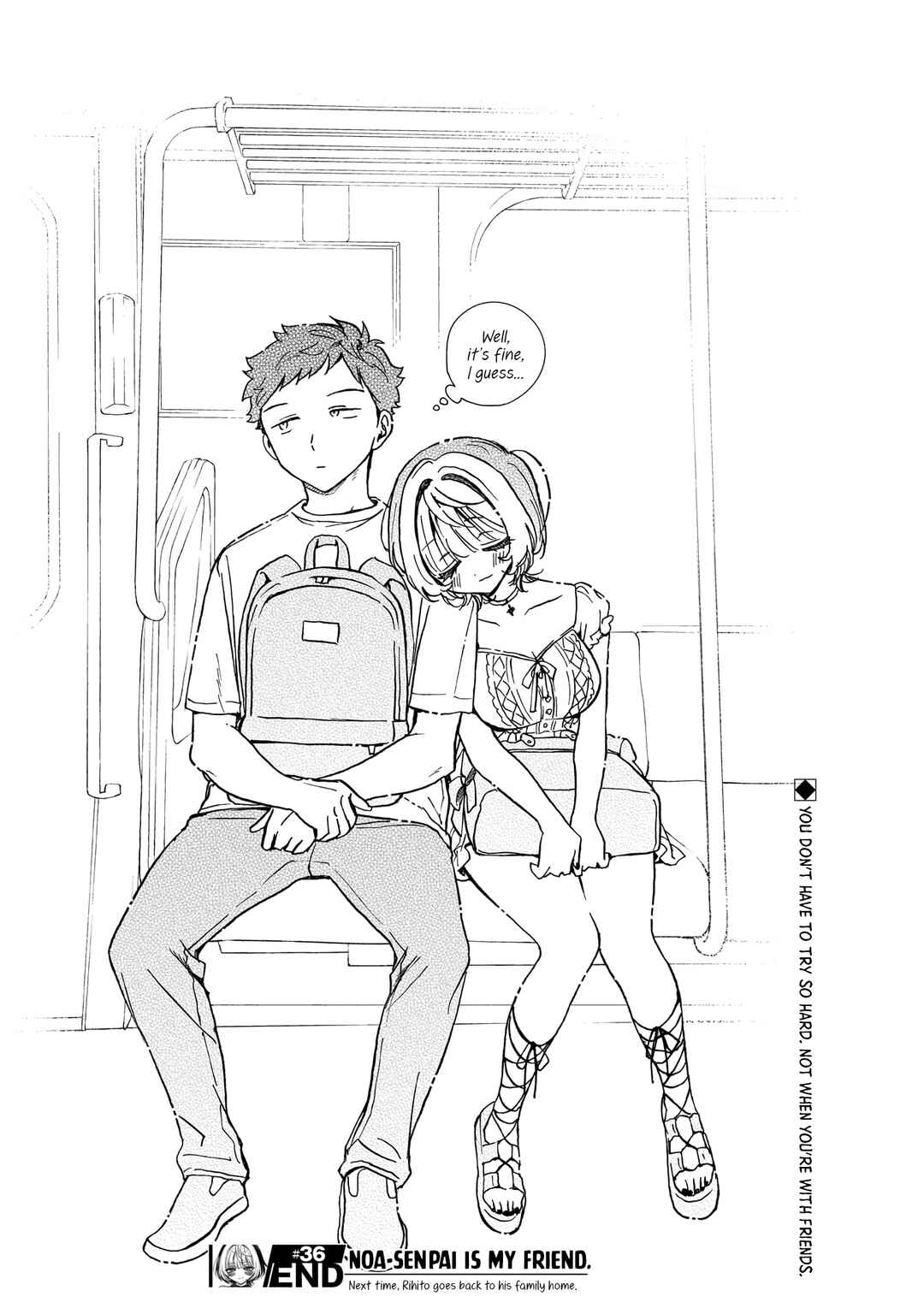 Page 19 Chapter 36 Noa-senpai wa Tomodachi.