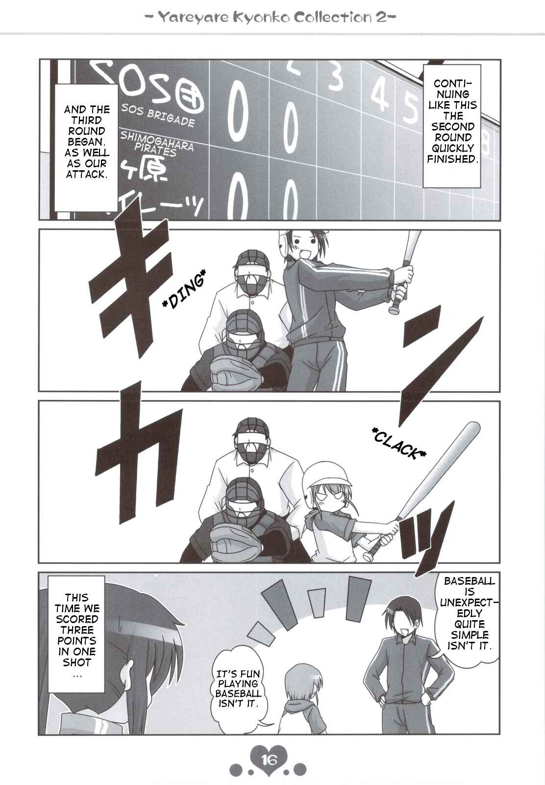 Page 16 Chapter 4 Suzumiya Haruhi no Yuuutsu - Yareyare Kyonko (Doujinshi)