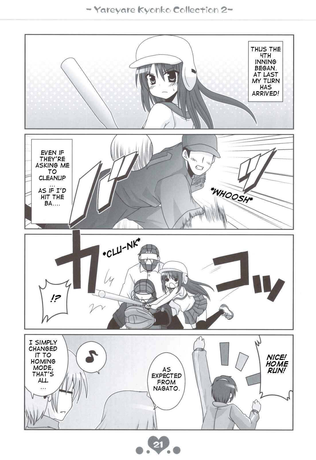 Page 21 Chapter 4 Suzumiya Haruhi no Yuuutsu - Yareyare Kyonko (Doujinshi)