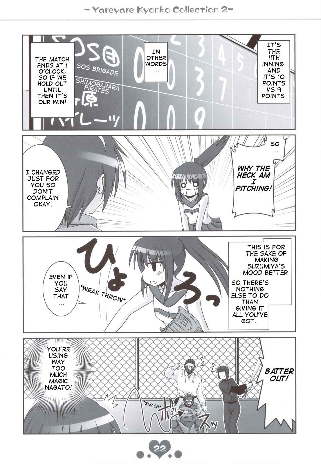 Page 22 Chapter 4 Suzumiya Haruhi no Yuuutsu - Yareyare Kyonko (Doujinshi)