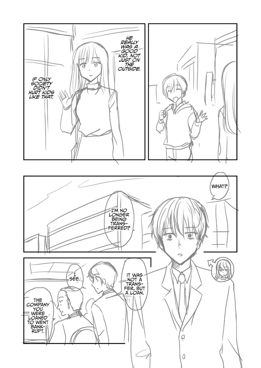 Page 12 Chapter 1 The Charismatic Cat Café Manager (who dresses as a guy) and the Frequent Customer (who dresses as a) Lady