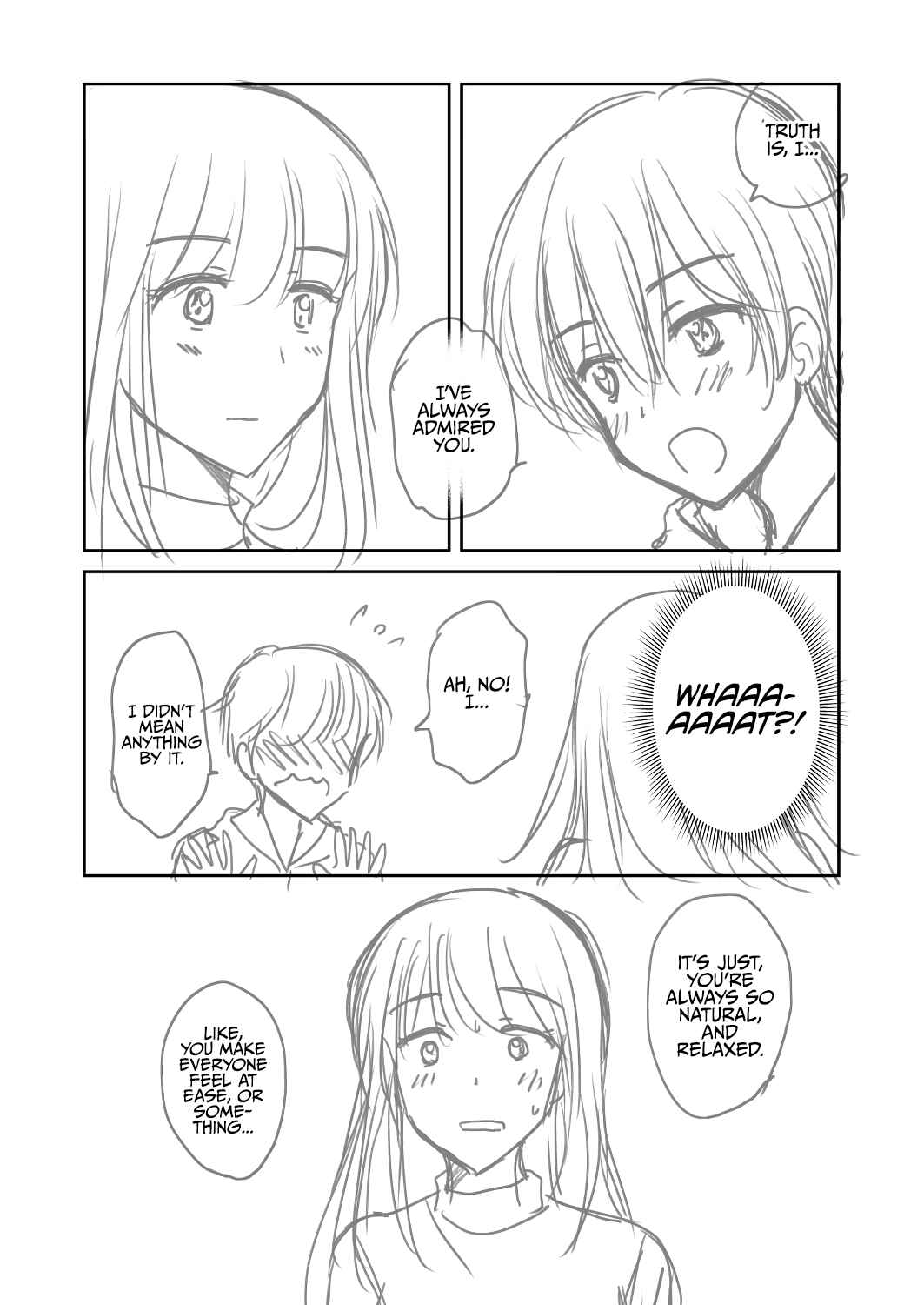 Page 6 Chapter 1 The Charismatic Cat Café Manager (who dresses as a guy) and the Frequent Customer (who dresses as a) Lady