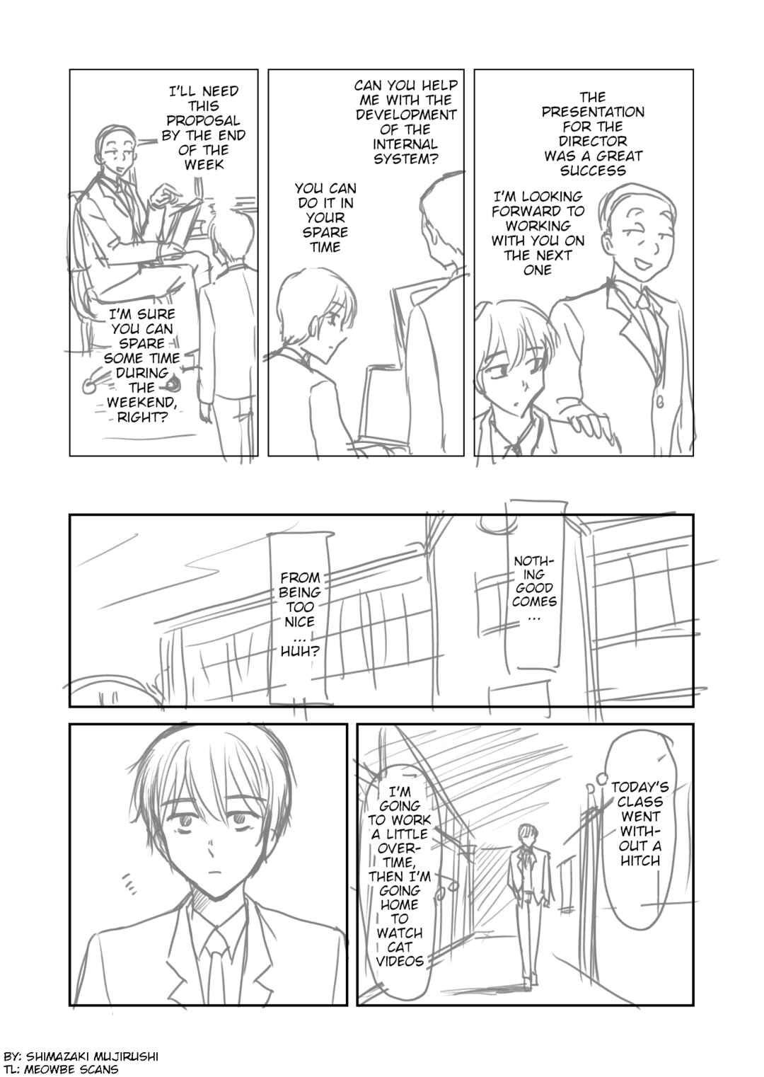Page 7 Chapter 2 The Charismatic Cat Café Manager (who dresses as a guy) and the Frequent Customer (who dresses as a) Lady
