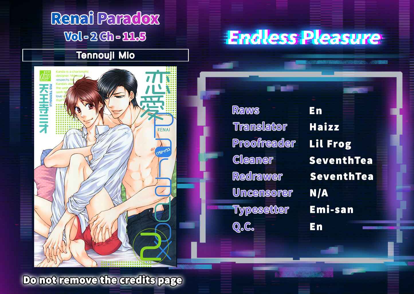 Page 1 Chapter 11.5 Renai Paradox