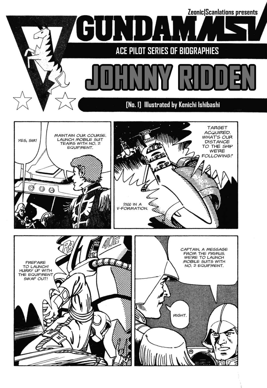 Page 1 Chapter 1 Gundam MSV Ace Pilot Series of Biographies