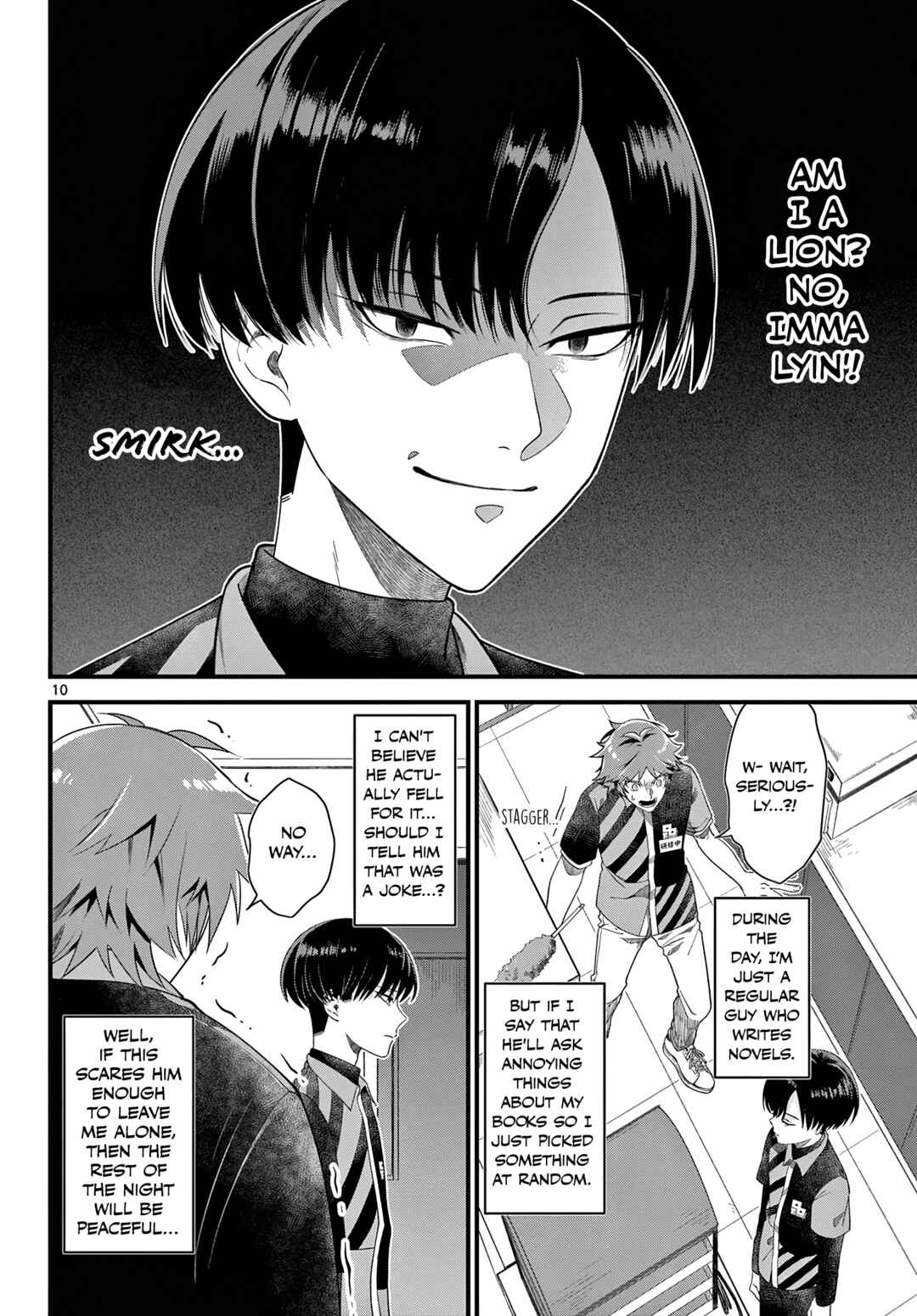 Page 10 Chapter 1 Oukami shounen wa yoru ni naku