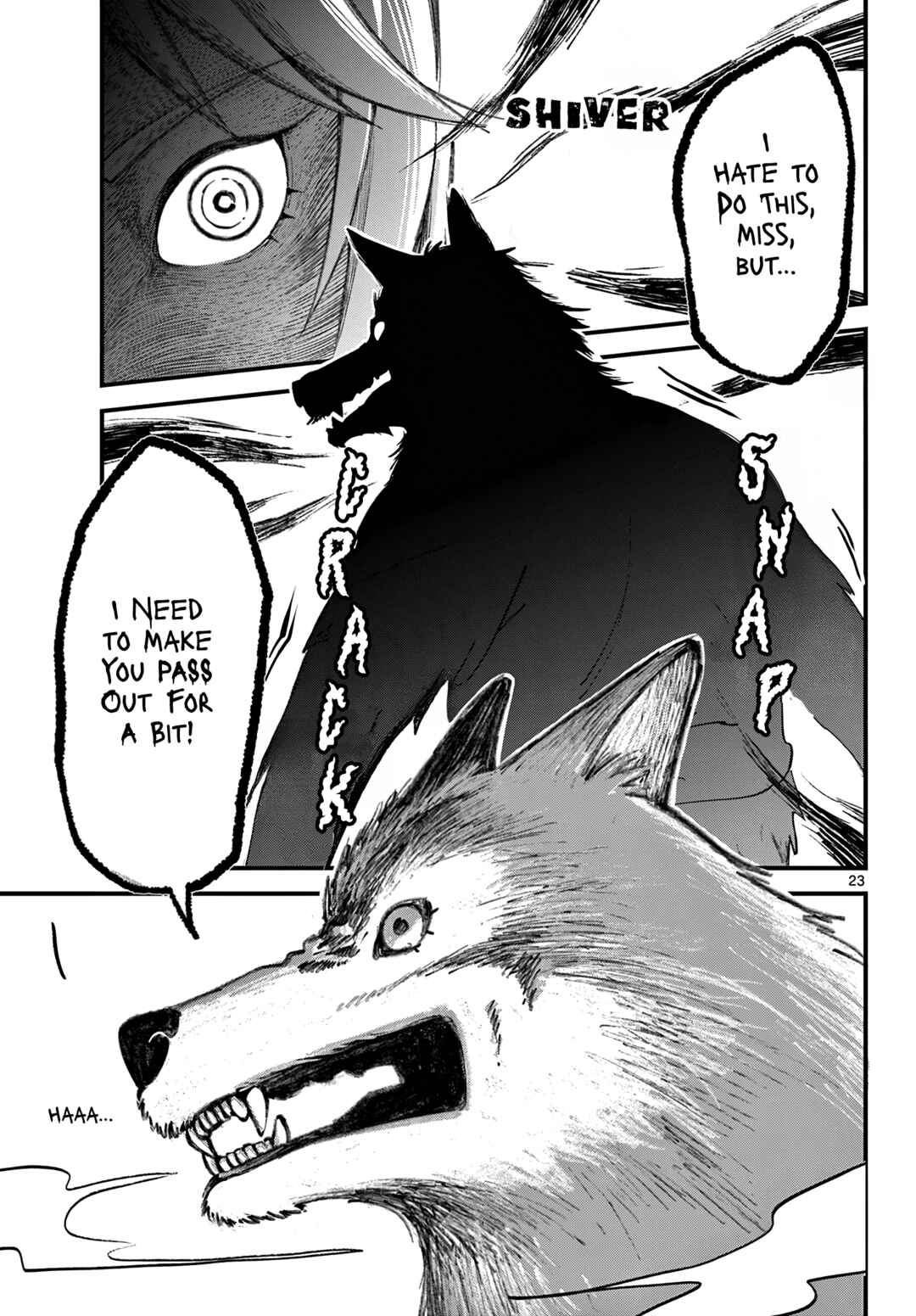 Page 23 Chapter 1 Oukami shounen wa yoru ni naku