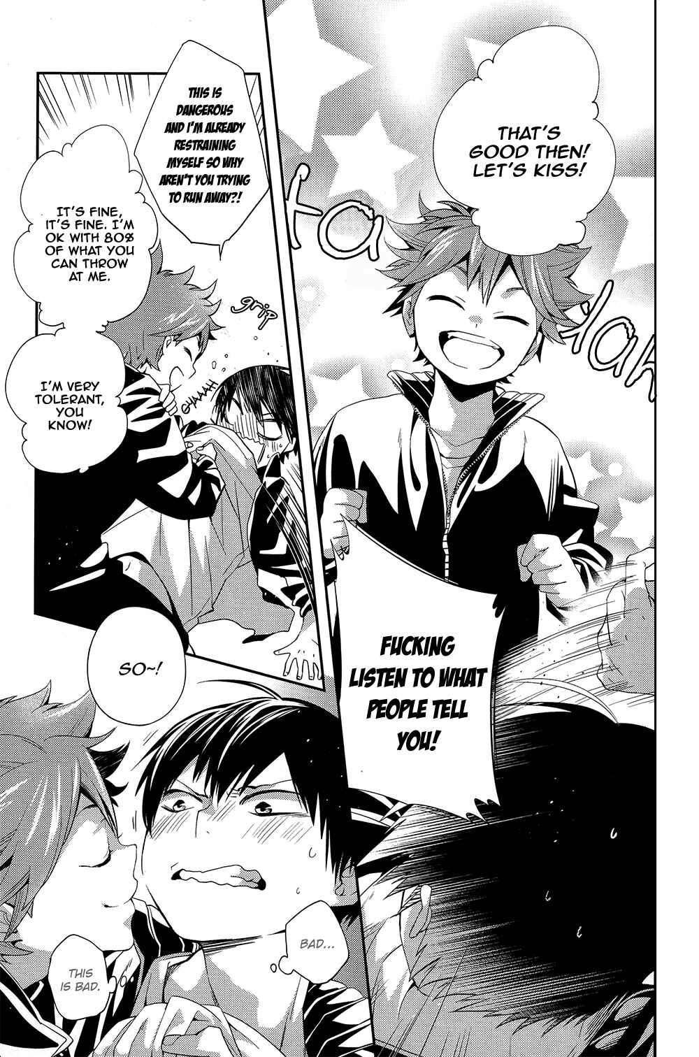 Page 15 Chapter Unknown_8816 Haikyu!! - Soushoku-kei Kareshi to Nikushoku-kei Kareshi (Doujinshi)