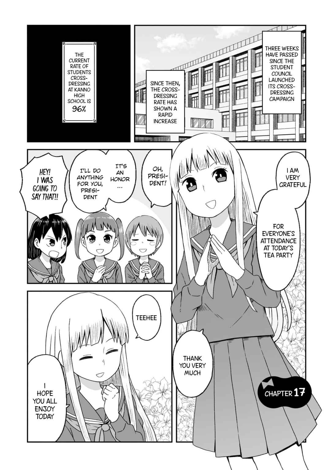Page 1 Chapter 17 Im the Only One Not Crossdressing!?