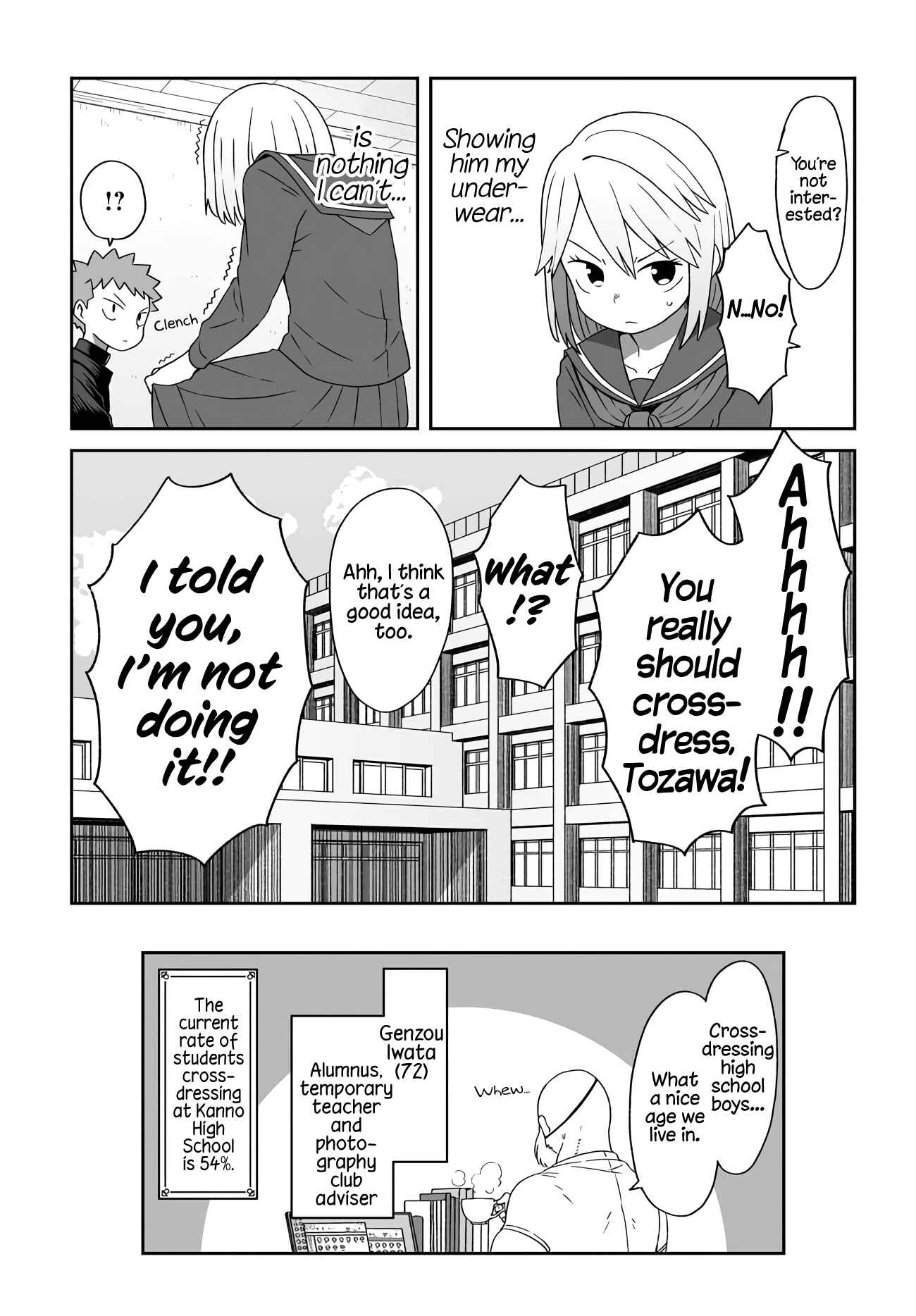 Page 12 Chapter 4 Im the Only One Not Crossdressing!?