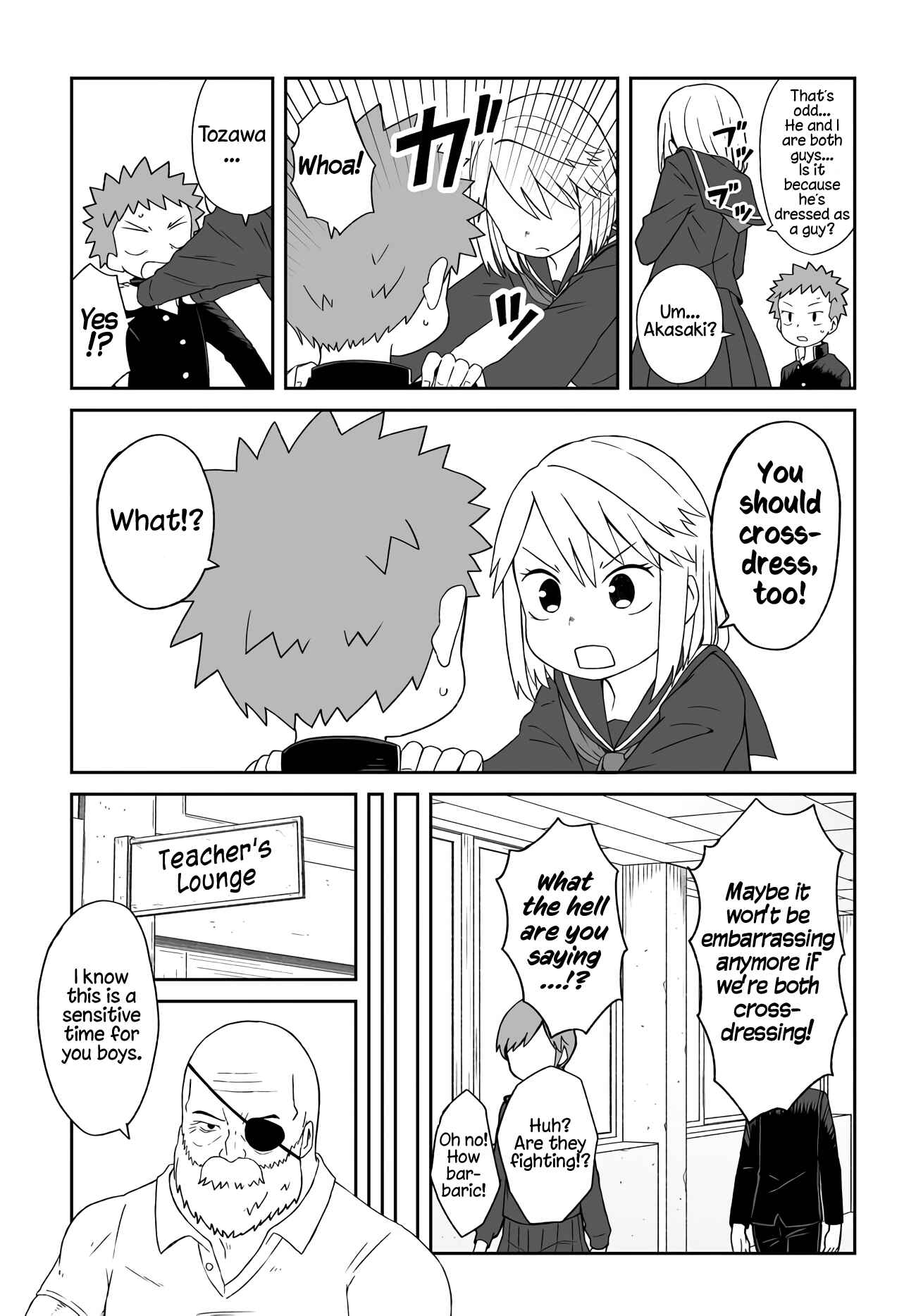 Page 8 Chapter 4 Im the Only One Not Crossdressing!?