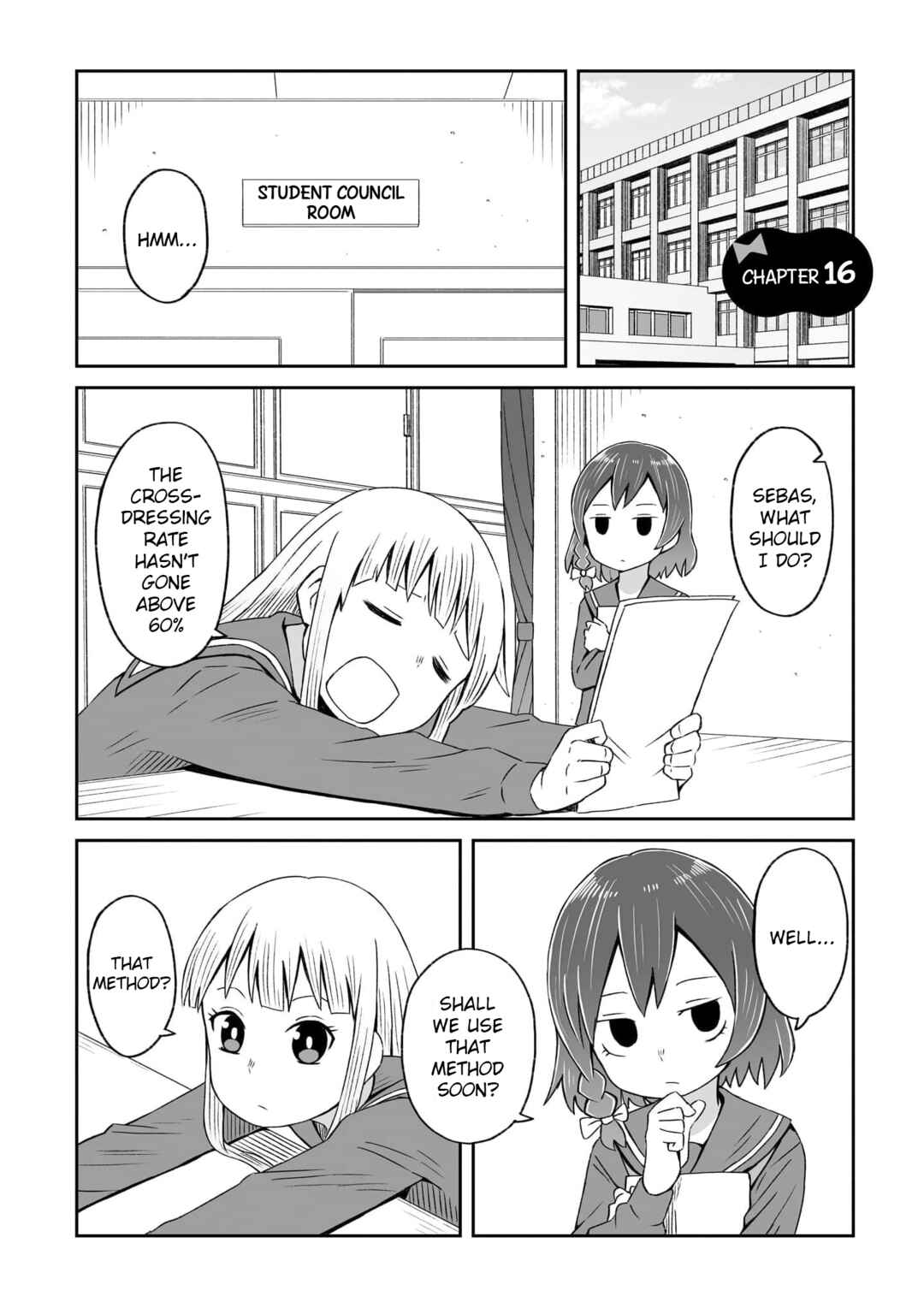 Page 1 Chapter 16 Im the Only One Not Crossdressing!?