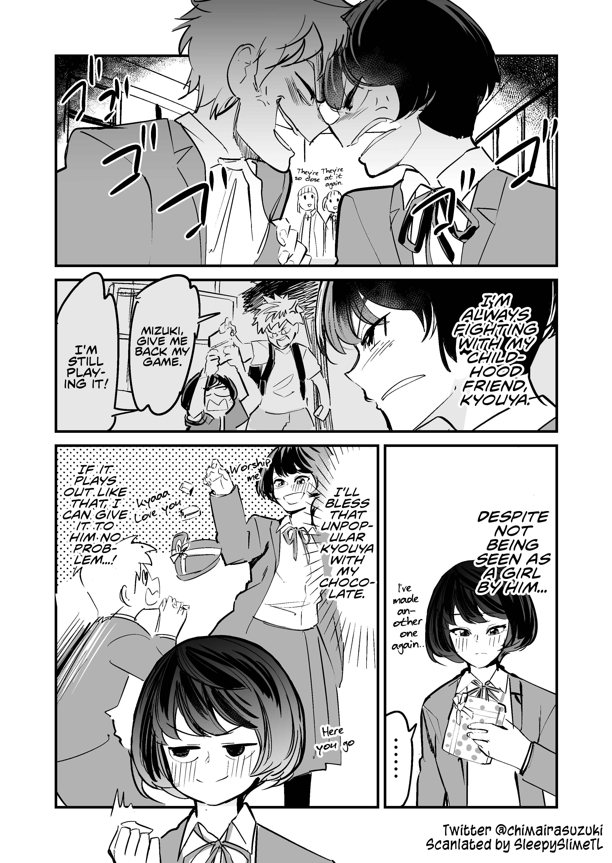 Page 1 Chapter 1 The Valentines Day of Two People Who Fight All the Time
