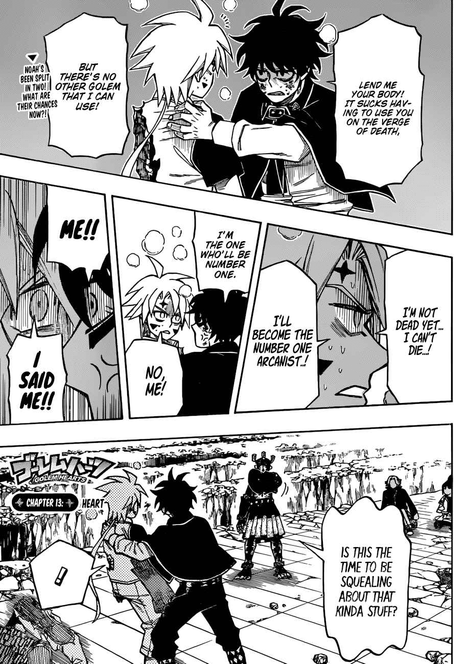 Page 1 Chapter 13 Golem Hearts