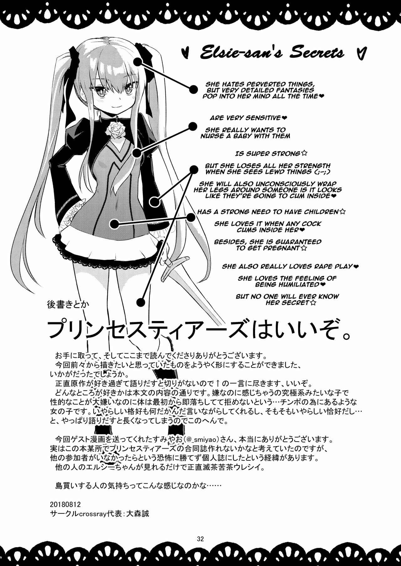 Page 31 Chapter Unknown_cfc2 Princess Tears -  Hizashi no Naka no Elsie (Doujinshi)