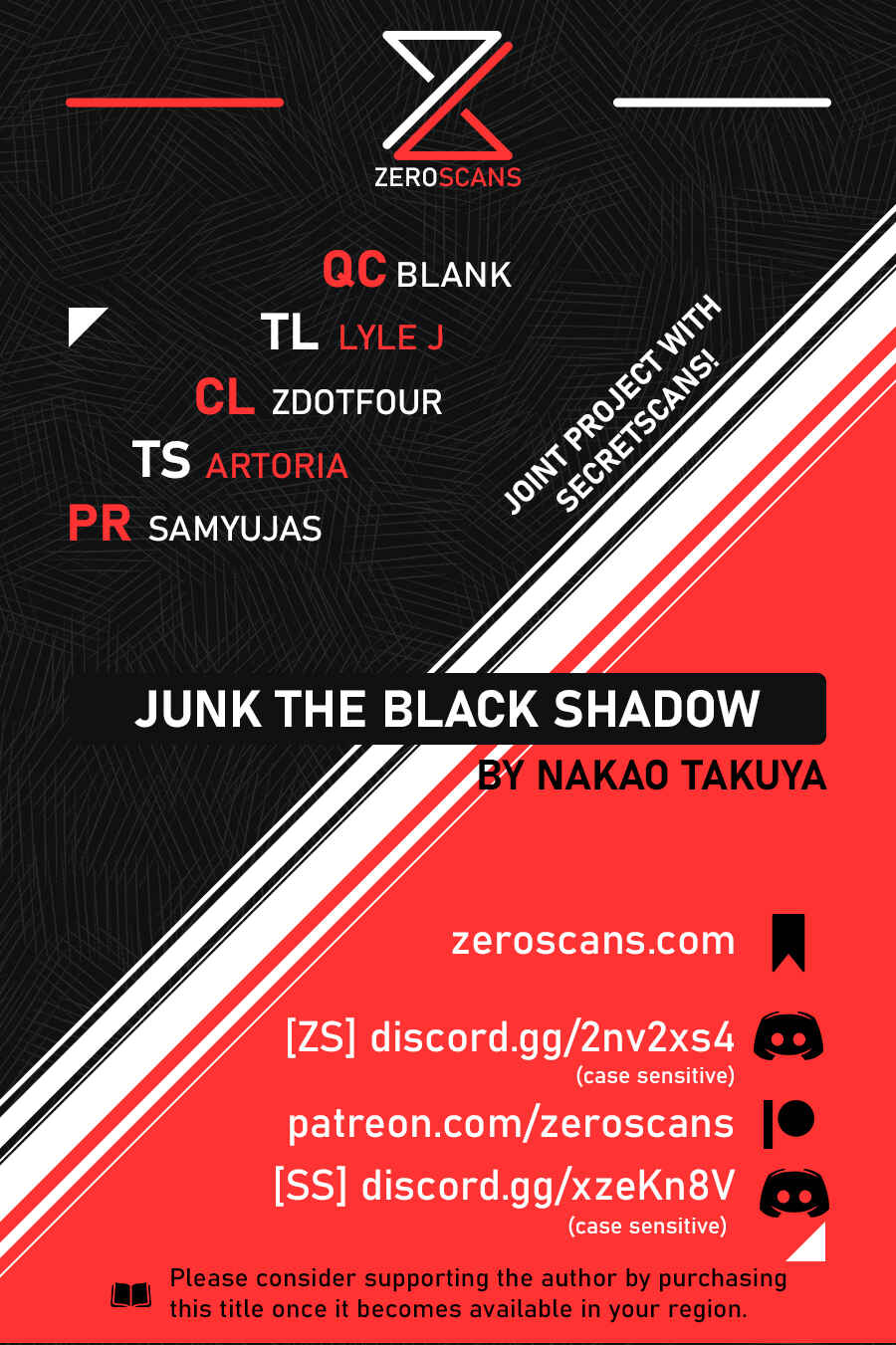 Page 1 Chapter 36 Junk the Black Shadow