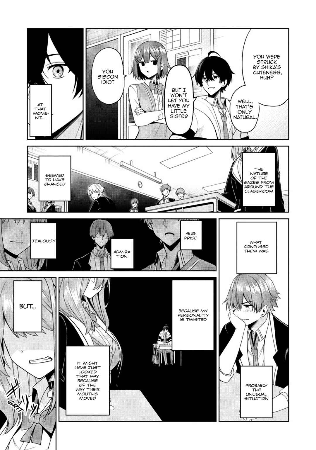Page 15 Chapter 3.1 Kao sae Yokereba Ii Kyoushitsu