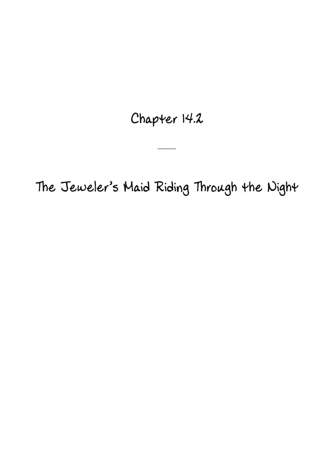 Page 1 Chapter 14.2 Housekishou no Maid