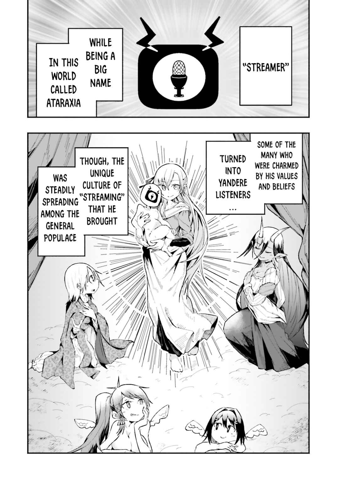 Page 2 Chapter 15 Isekai de Haishin Katsudou wo Shitara Tairyou no Yandere Shinja wo Umidashite Shimatta Ken