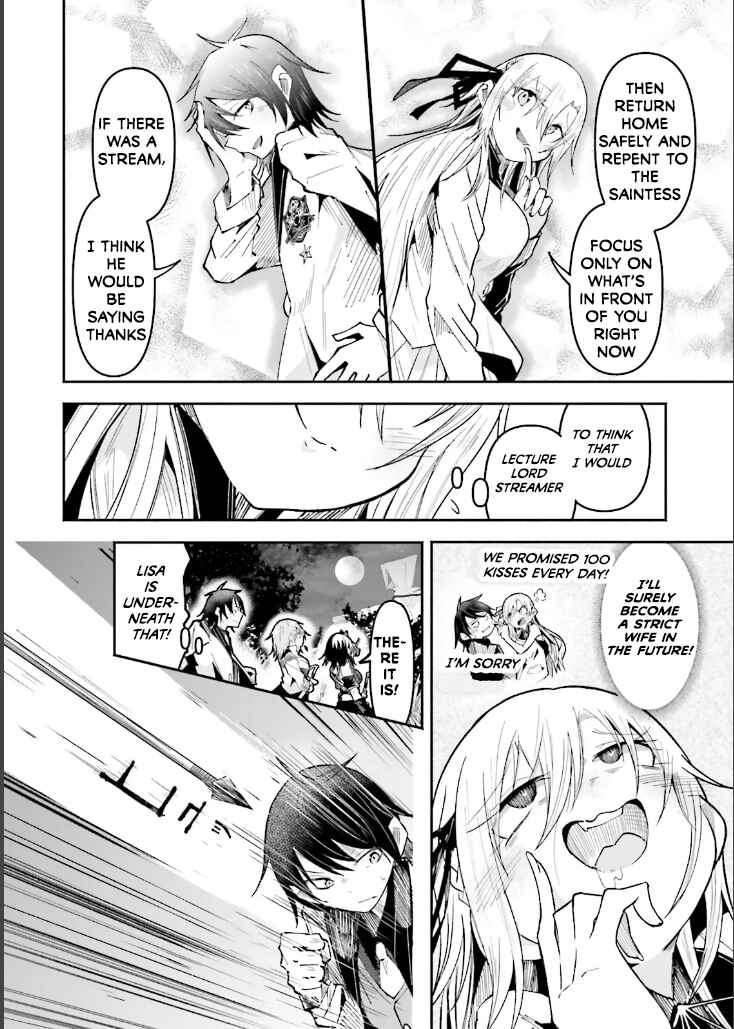Page 12 Chapter 35 Isekai de Haishin Katsudou wo Shitara Tairyou no Yandere Shinja wo Umidashite Shimatta Ken