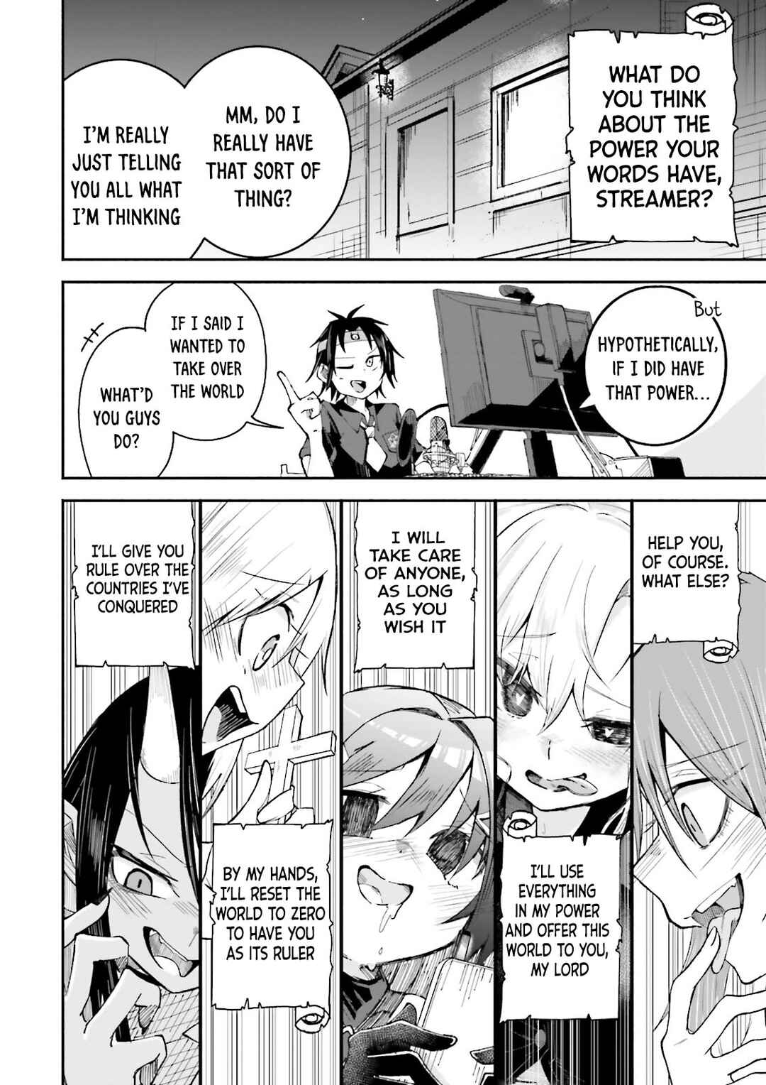 Page 2 Chapter 11 Isekai de Haishin Katsudou wo Shitara Tairyou no Yandere Shinja wo Umidashite Shimatta Ken