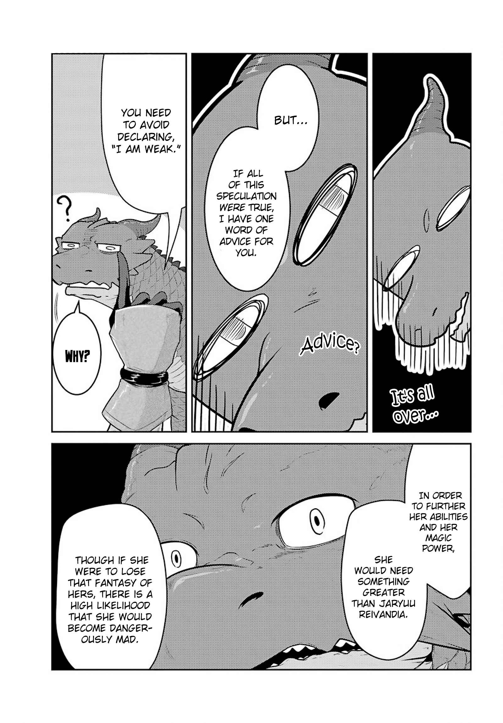 Page 34 Chapter 3 Yowai 5000-nen no Soushoku Dragon, Iware naki Jaryuu Nintei: Yada Kono Ikenie, Hito no Hanashi wo Kiite Kurenai