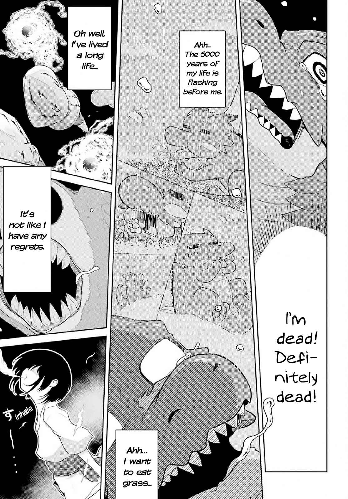 Page 28 Chapter 2 Yowai 5000-nen no Soushoku Dragon, Iware naki Jaryuu Nintei: Yada Kono Ikenie, Hito no Hanashi wo Kiite Kurenai