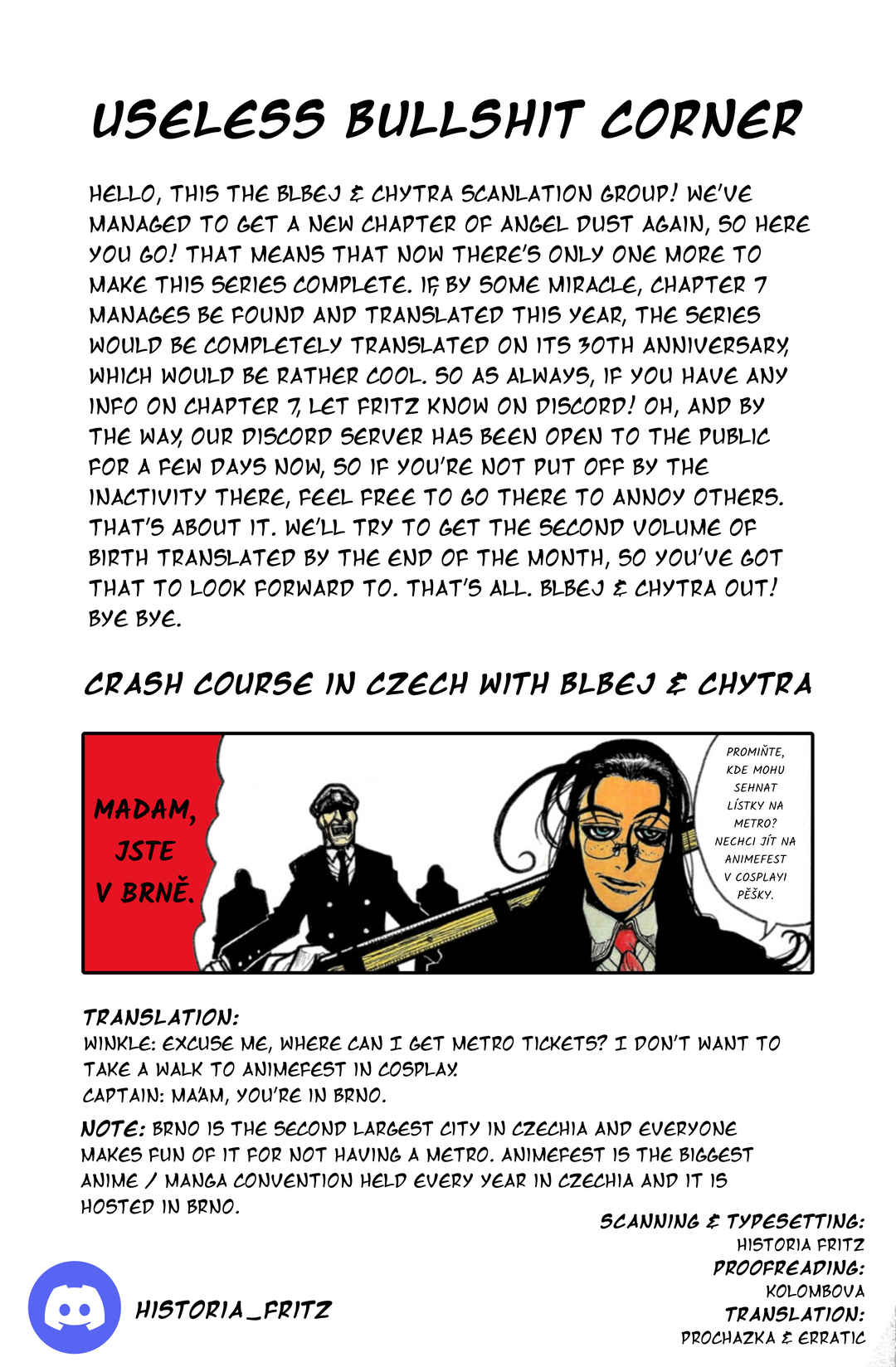 Page 19 Chapter 9 Angel Dust: Revenge Bible
