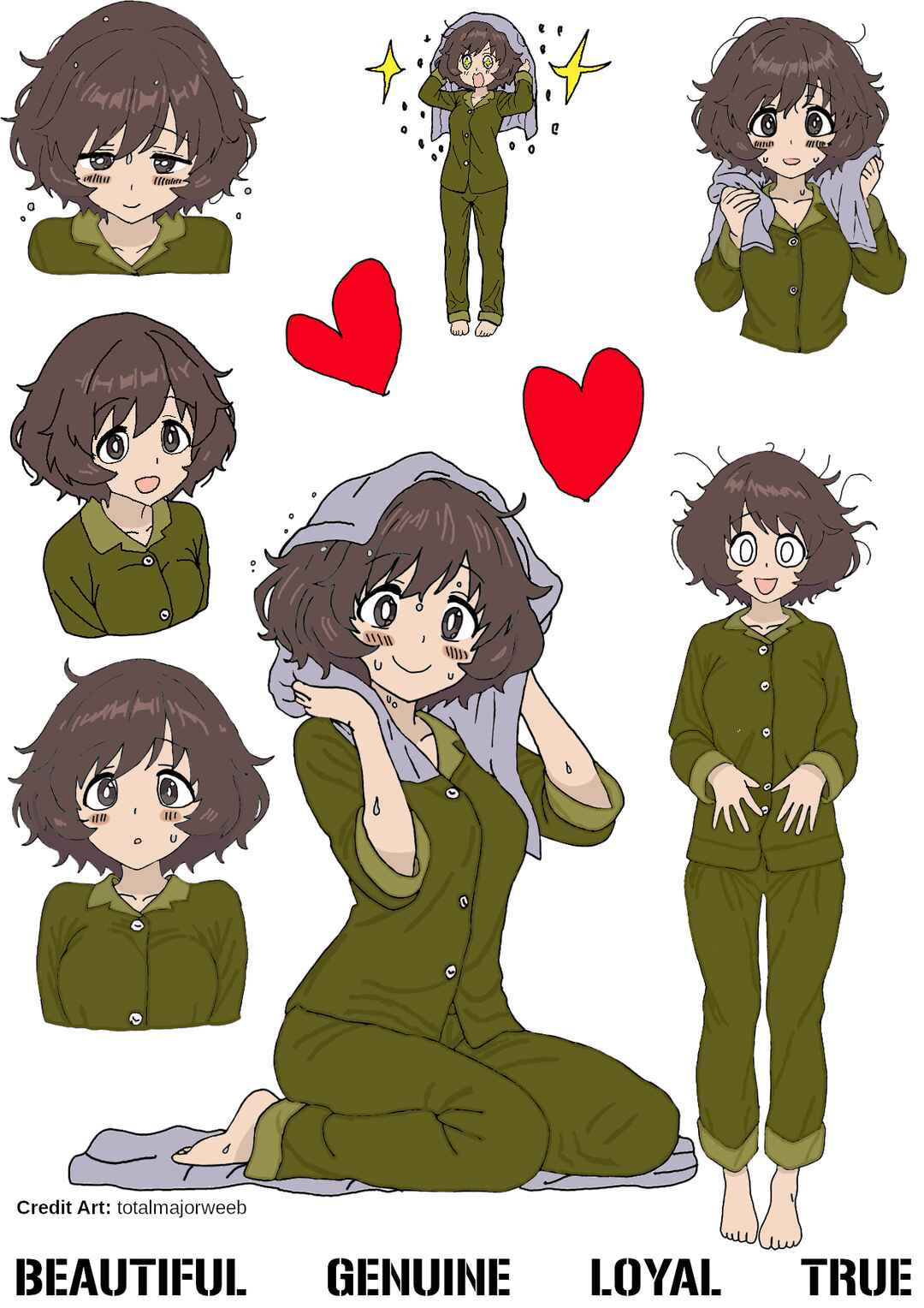 Page 32 Chapter Unknown_d402 GIRLS und PANZER - Yukari no Atama wo Washawasha Suru Hon 4 (1+2) (Doujinshi) (Fan Colored)