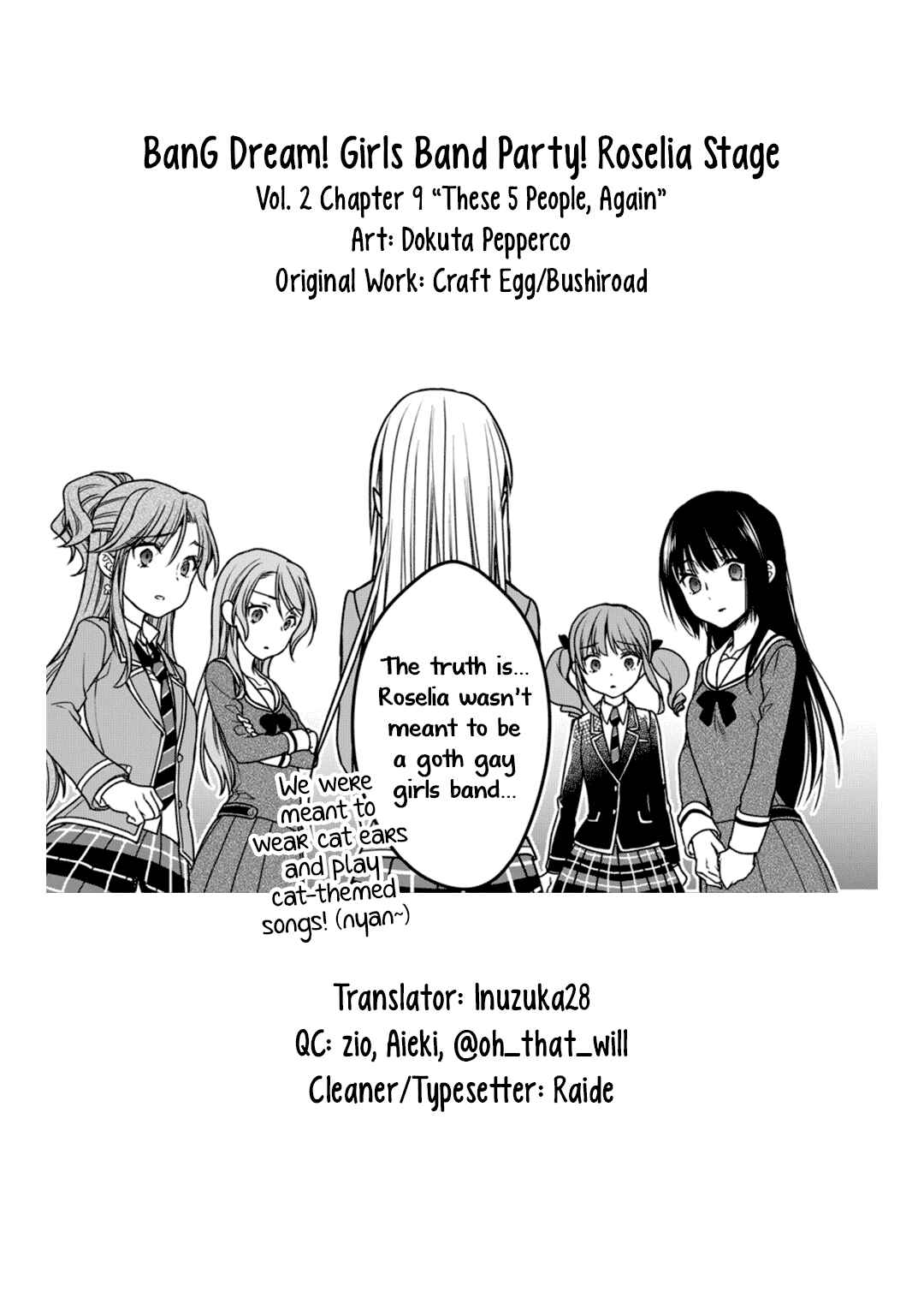 Page 29 Chapter 9 BanG Dream! Girls Band Party! Roselia Stage