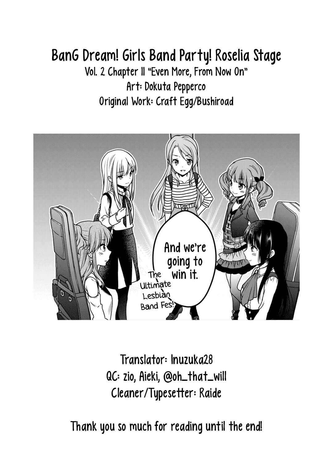 Page 31 Chapter 11 BanG Dream! Girls Band Party! Roselia Stage