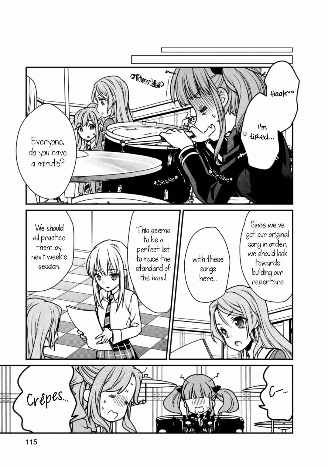 Page 15 Chapter 3 BanG Dream! Girls Band Party! Roselia Stage