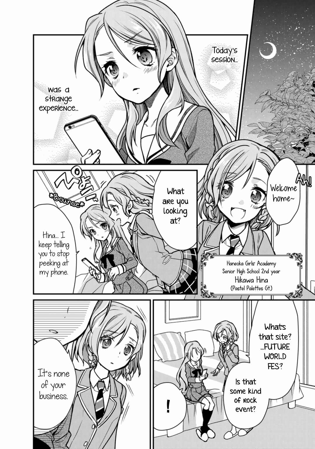 Page 2 Chapter 3 BanG Dream! Girls Band Party! Roselia Stage