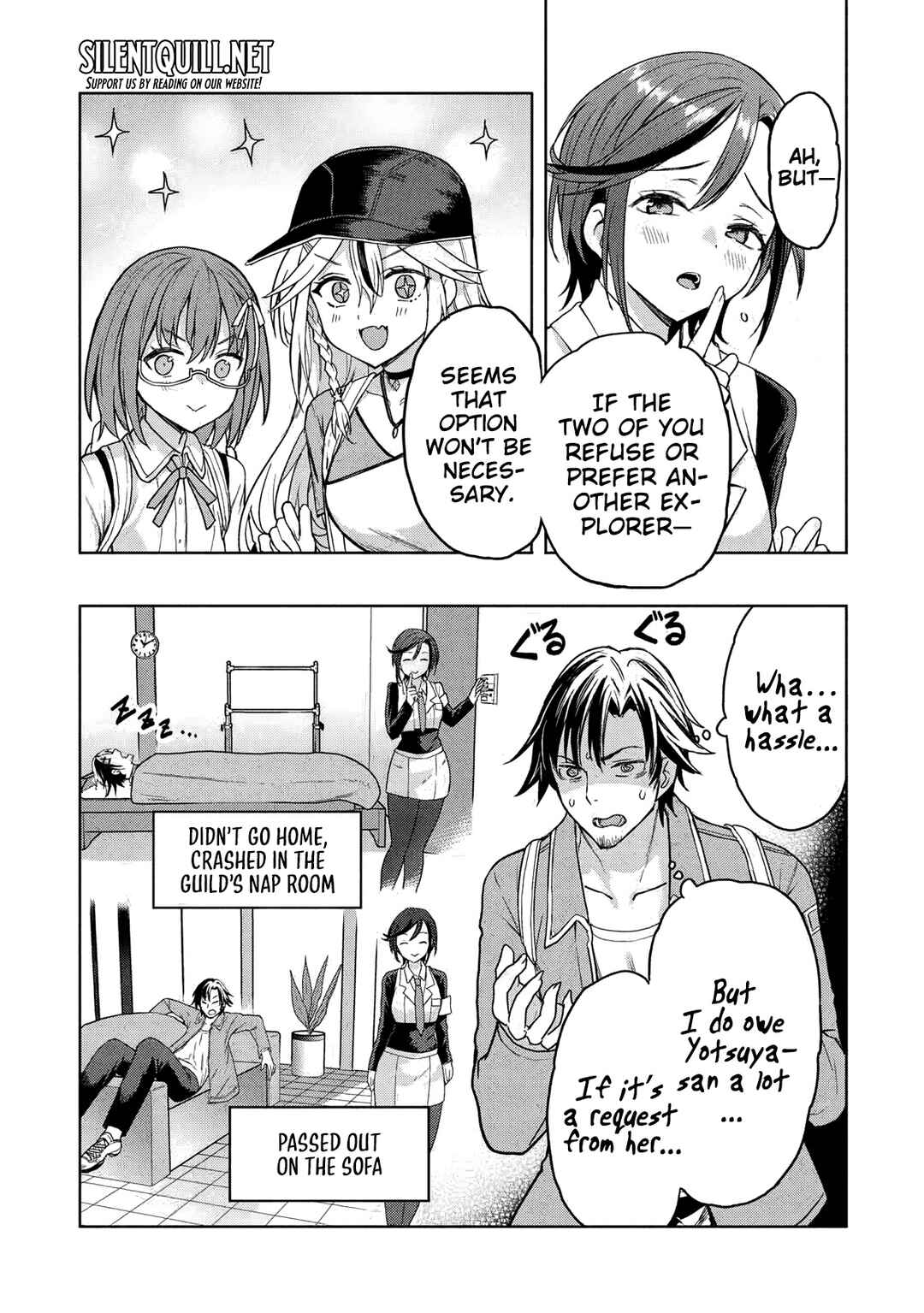 Page 9 Chapter 4 Gal to Dungeon to Shuukai Okure no Tansaku Eiyuutan ~Moto Legend Ima wa Wakeari tei Rank Tansakushana Ore ga, S-Kyuu Gal ni Natsukare Makutte Ikusei wo Makase Sareta~