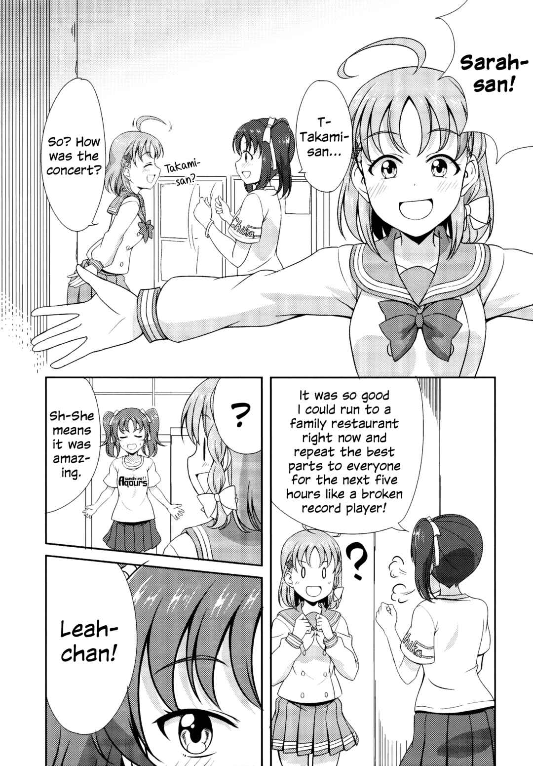 Page 16 Chapter 7 Love Live! Sunshine!! - Sunshine Fanbook Digest (Doujinshi)