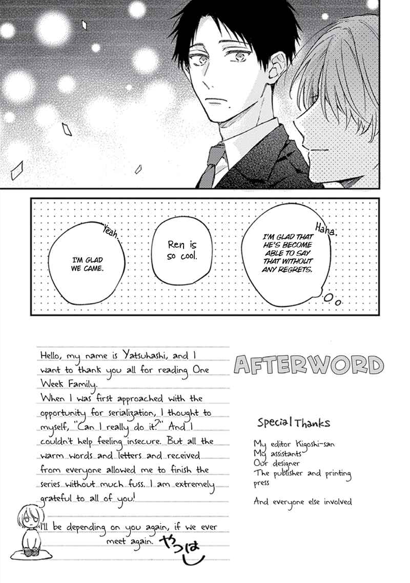 Page 5 Chapter 6.5 One Week Family