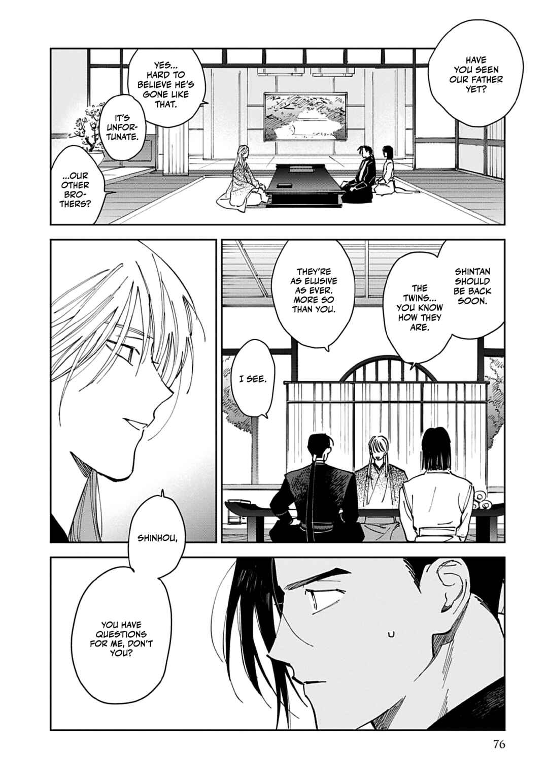 Page 30 Chapter 2 Hakumei ni Michiru