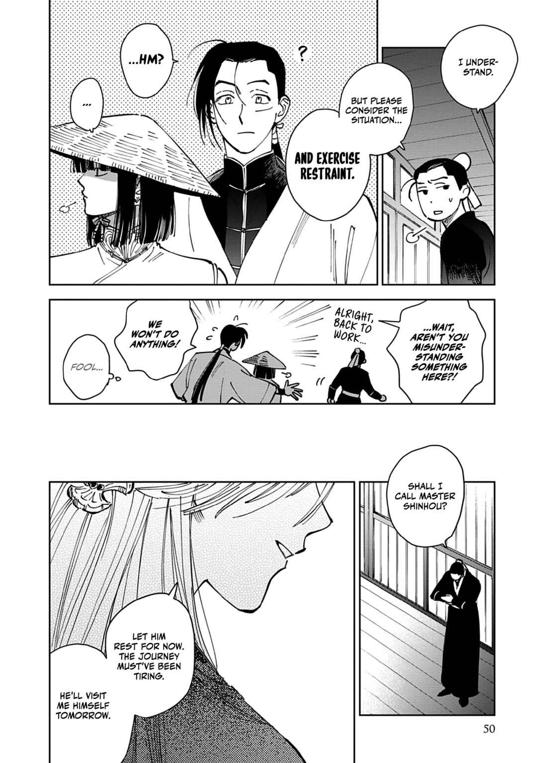 Page 4 Chapter 2 Hakumei ni Michiru