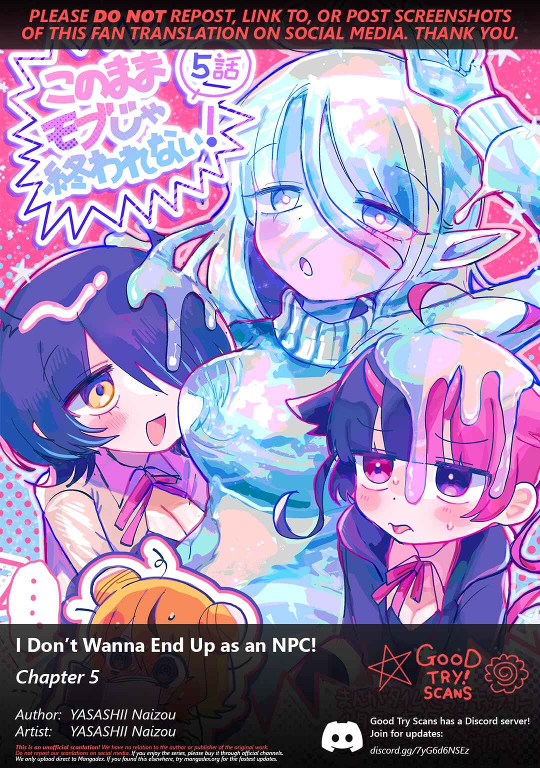 Page 1 Chapter 5 Kono Mama Mobu ja Owarenai!