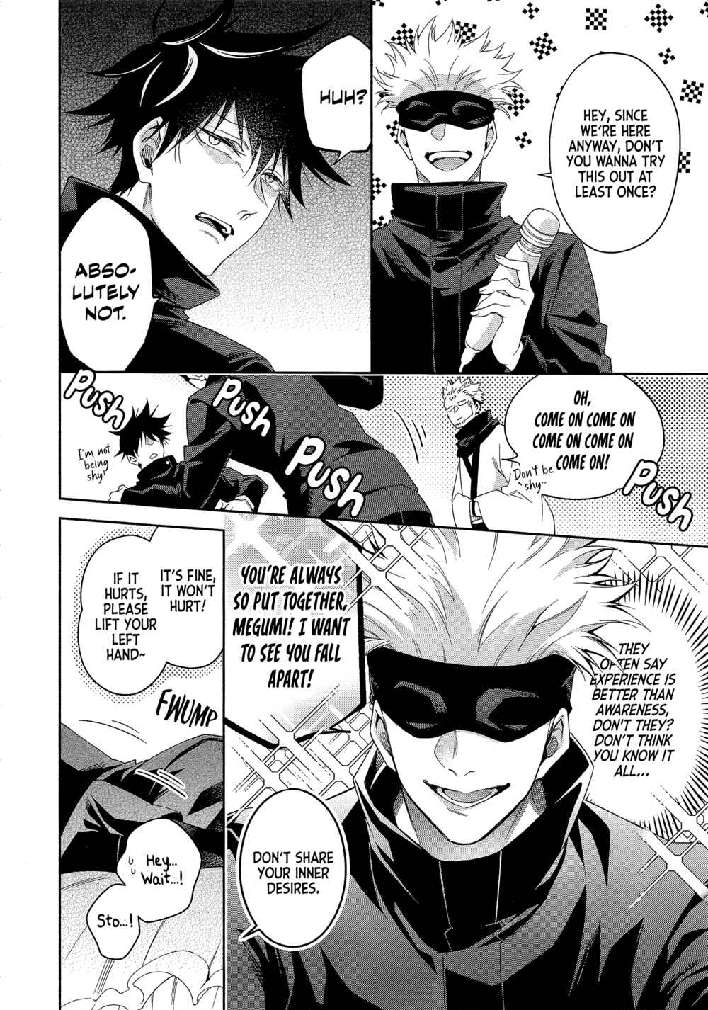 Page 15 Chapter Unknown_d2bc Jujutsu Kaisen - You Cant Leave This Room Unless You XXXX (Doujinshi)
