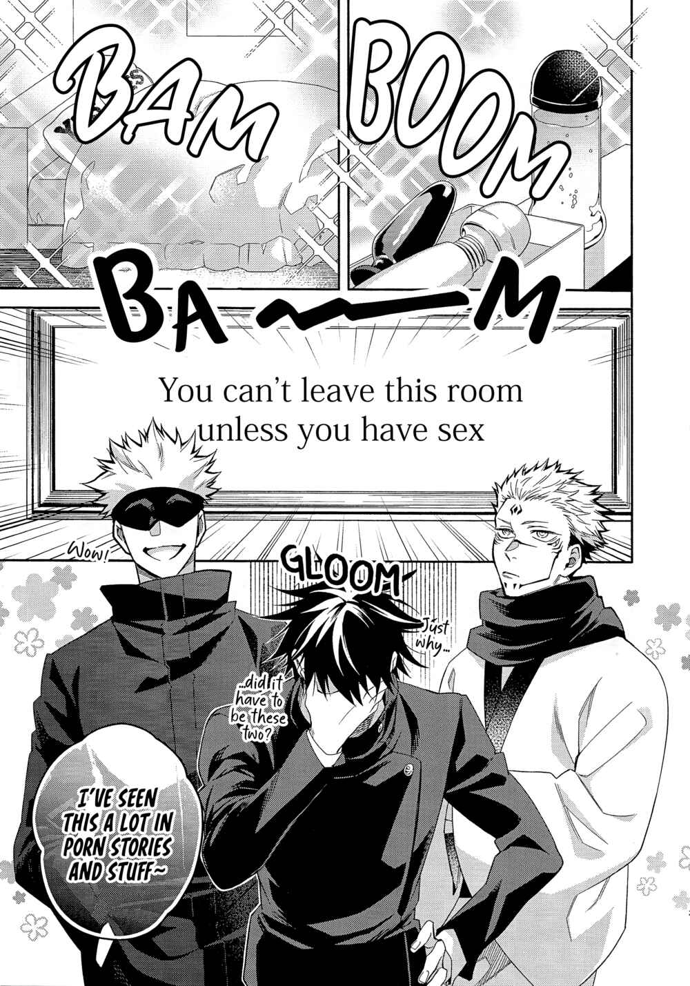 Page 6 Chapter Unknown_d2bc Jujutsu Kaisen - You Cant Leave This Room Unless You XXXX (Doujinshi)