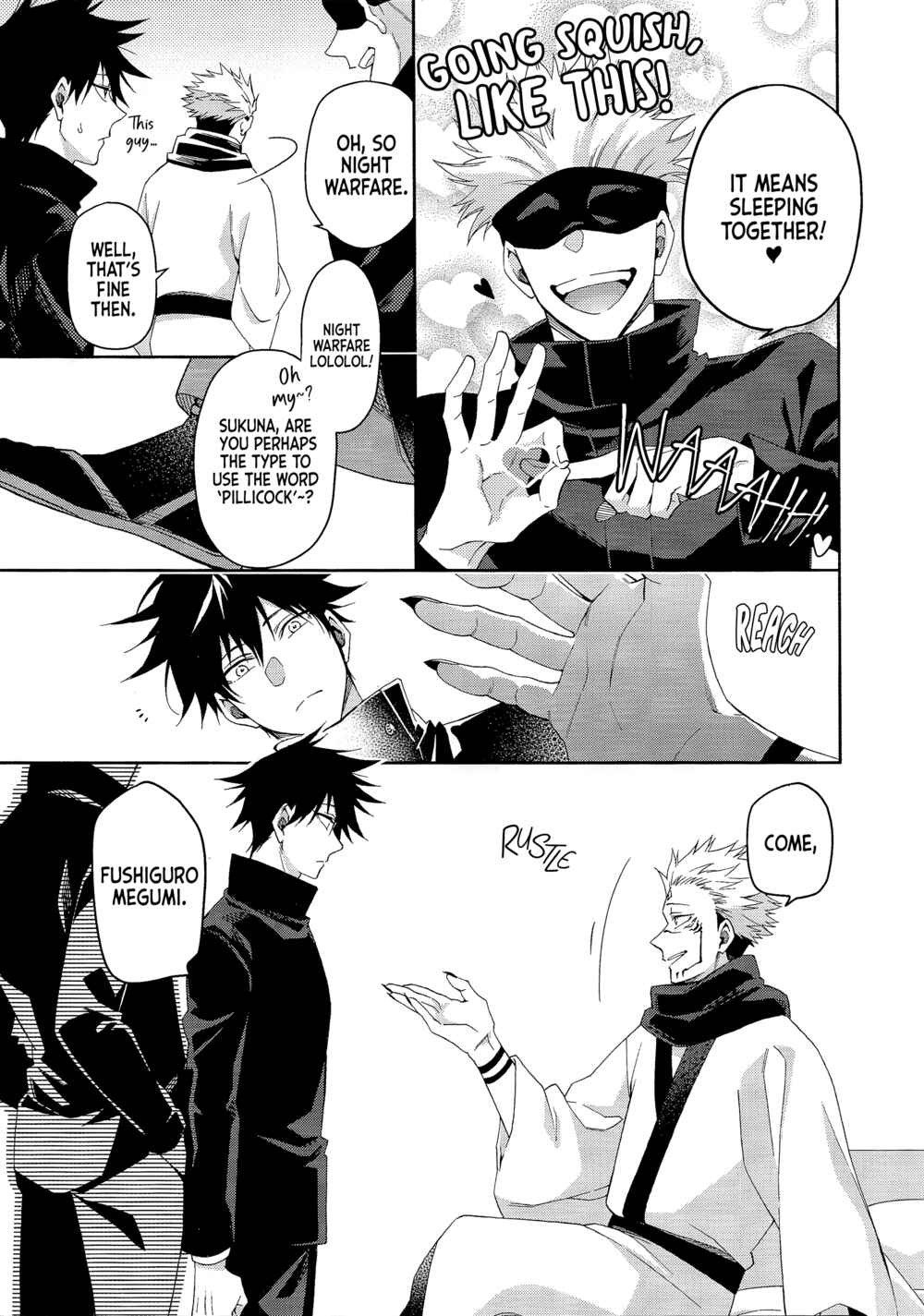 Page 8 Chapter Unknown_d2bc Jujutsu Kaisen - You Cant Leave This Room Unless You XXXX (Doujinshi)