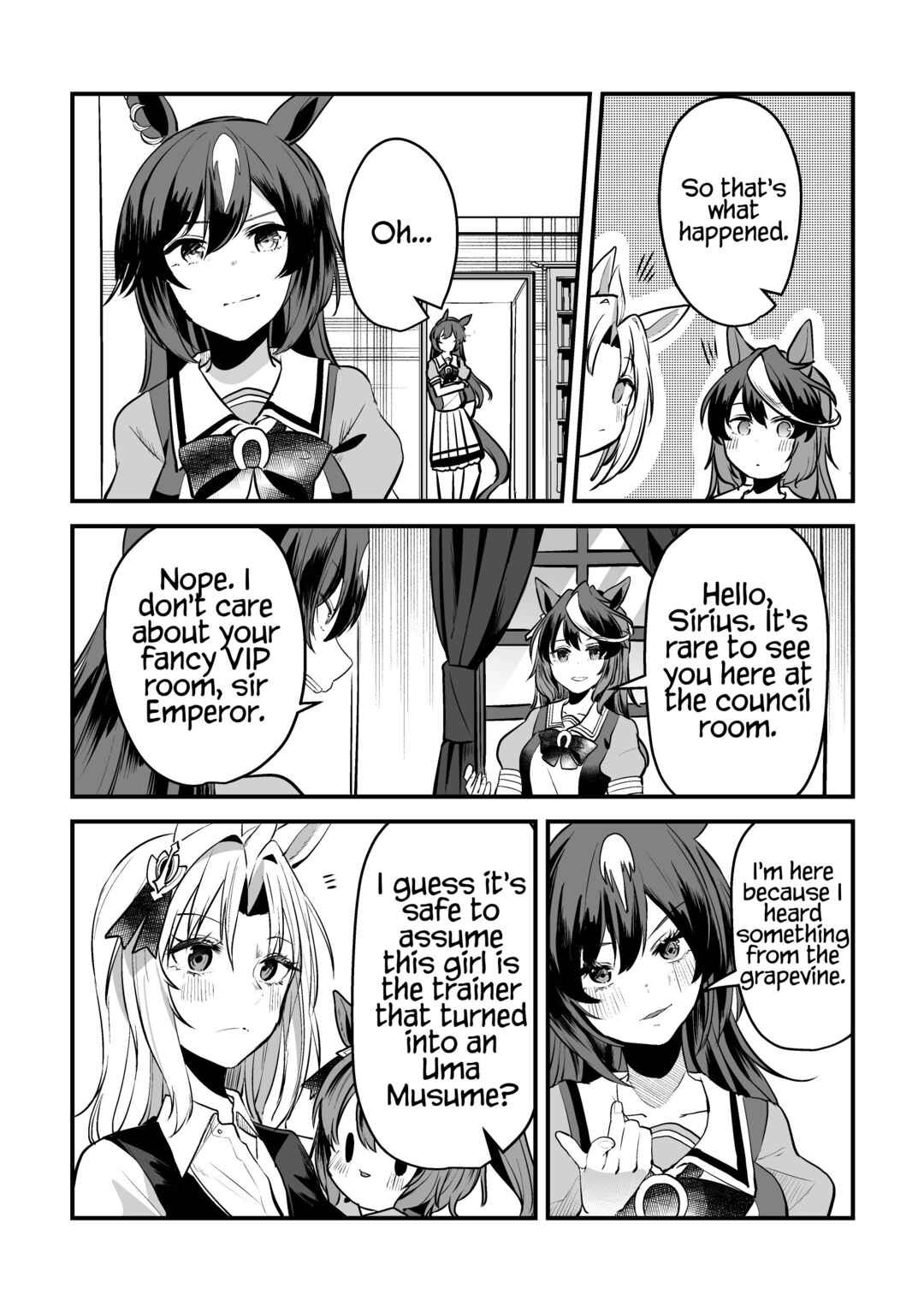 Page 11 Chapter 2 Uma Musume Pretty Derby - The Story of a Trainer Who Has Ended Up Becoming an Uma Musume in a What-If Scenario (Doujinshi)