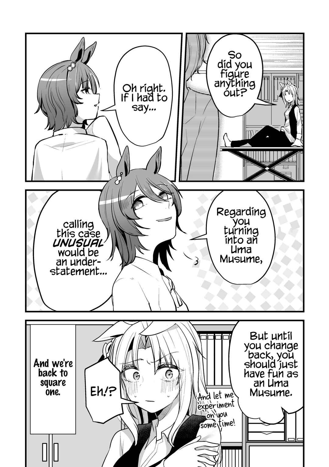 Page 20 Chapter 2 Uma Musume Pretty Derby - The Story of a Trainer Who Has Ended Up Becoming an Uma Musume in a What-If Scenario (Doujinshi)