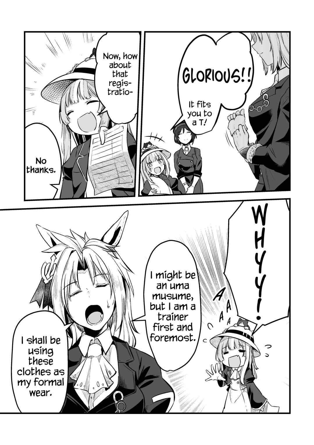 Page 41 Chapter 1 Uma Musume Pretty Derby - The Story of a Trainer Who Has Ended Up Becoming an Uma Musume in a What-If Scenario (Doujinshi)