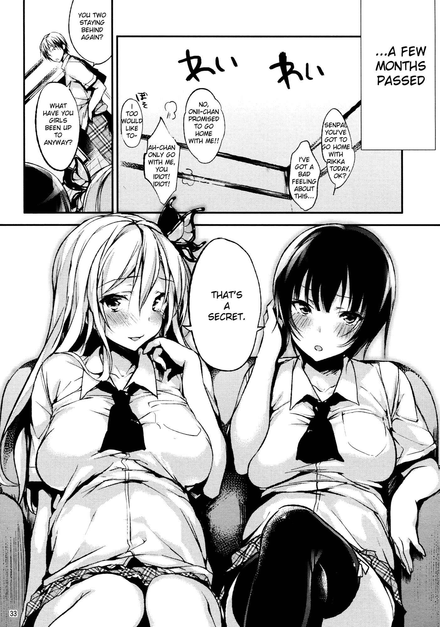 Page 35 Chapter Unknown_92bb Boku wa Tomodachi ga Sukunai - Oishii Milk Coffee (Doujinshi)