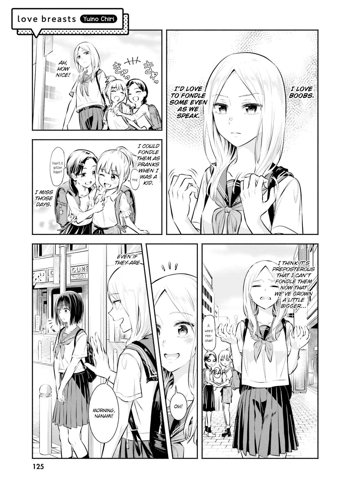 Page 1 Chapter 9 Oppai Yuri Anthology