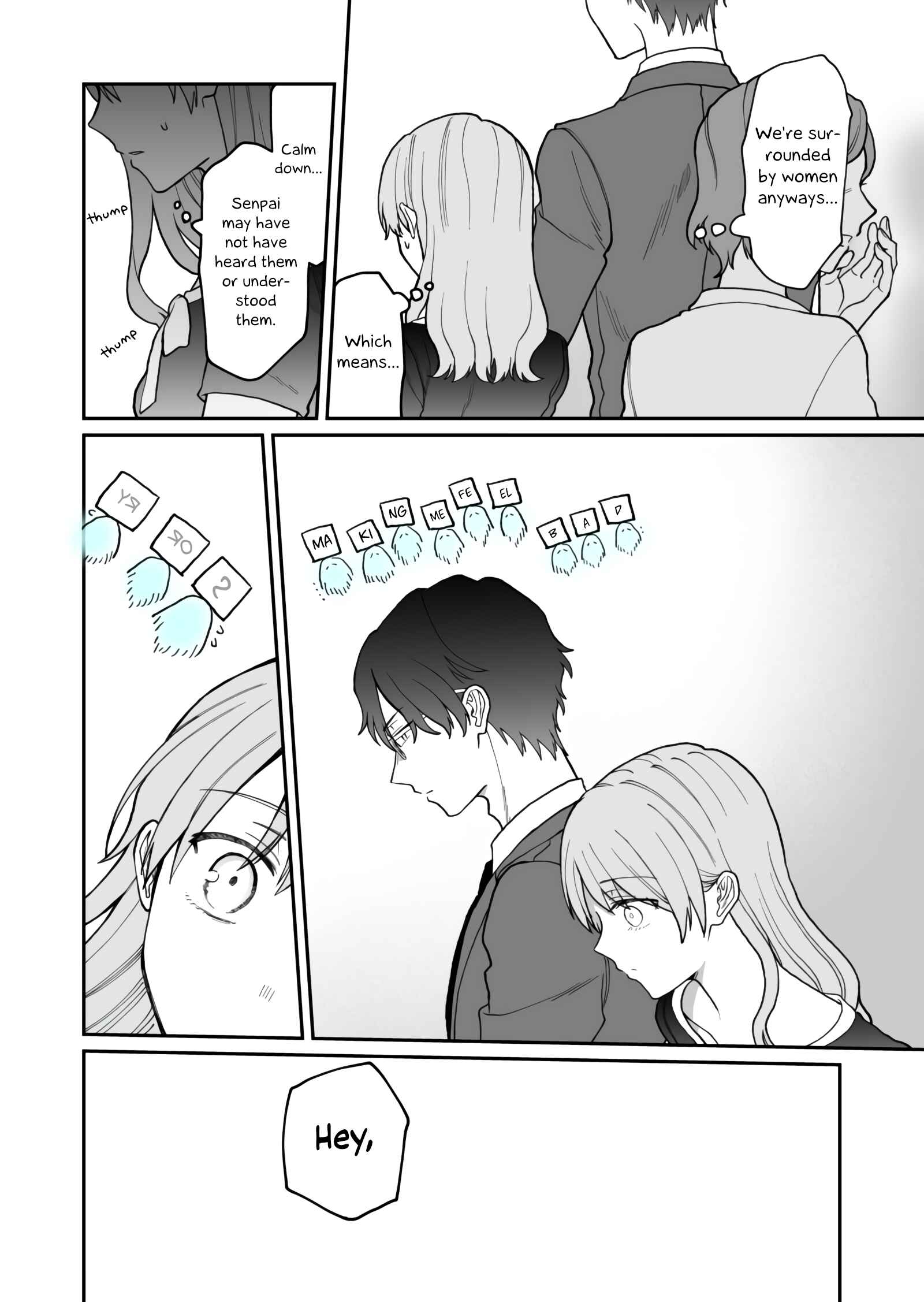 Page 4 Chapter 10 Kuuki ga Yomeru Shinnyuu Shain to Buaisou na Senpai (Web Comic)