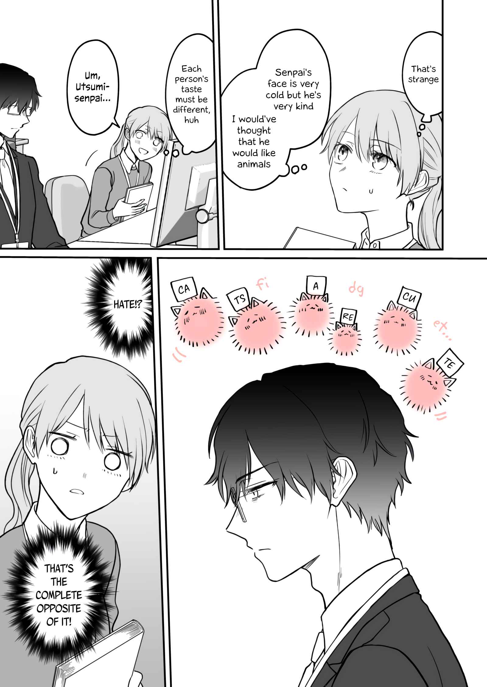 Page 3 Chapter 6 Kuuki ga Yomeru Shinnyuu Shain to Buaisou na Senpai (Web Comic)